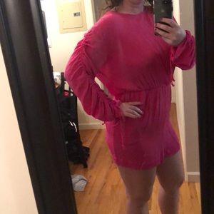 Light weight pink romper size 12 H&M